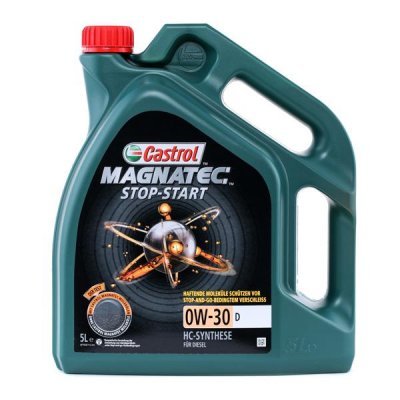 MOTORNO OLJE CASTROL 0W30 MAGNETIC STOP START 5 LITROV