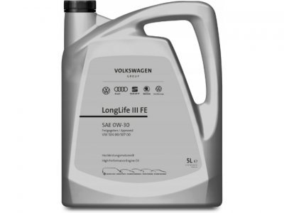 ORIGINALNO OLJE 0W-30 VW AUDI SEAT ŠKODA ORIGINAL LL III FE 5 LITROV