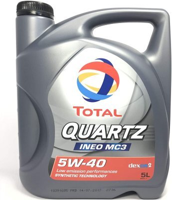 MOTORNO OLJE TOTAL 5W40 INEO MC3 5 (5L)