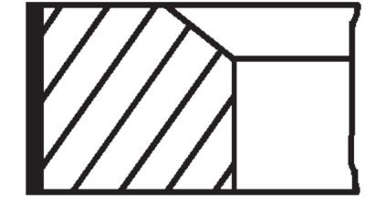 Set segmenti piston MAHLE 681 RS 00106 0N0