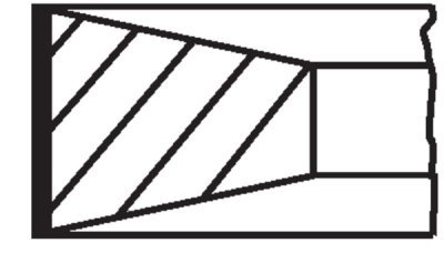 Set segmenti piston MAHLE 040 06 N1