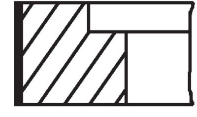 Set segmenti piston MAHLE 681 02 N0
