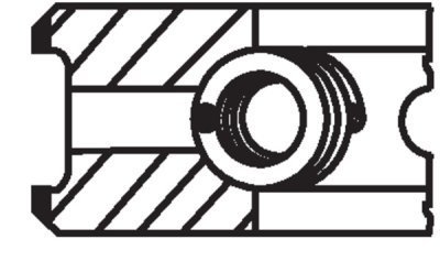 Set segmenti piston MAHLE 028 RS 00122 0N0
