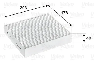 Filtru aer habitaclu / polen VALEO 715603