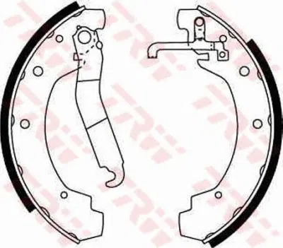 Set saboti frana TRW GS8151