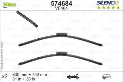 Lamela stergator VALEO 574684