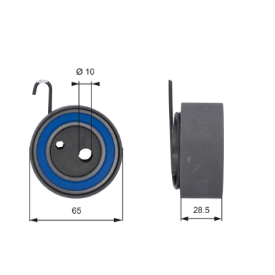 Rola intinzator, curea distributie GATES T43144