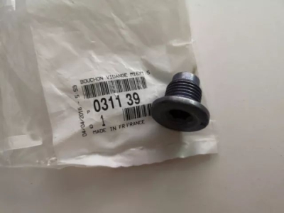 Surub de golire, baia de ulei ORIGINAL PSA 0311.39