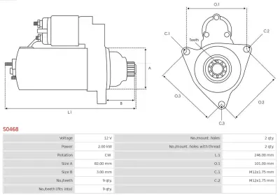 Demaror AS-PL S0468