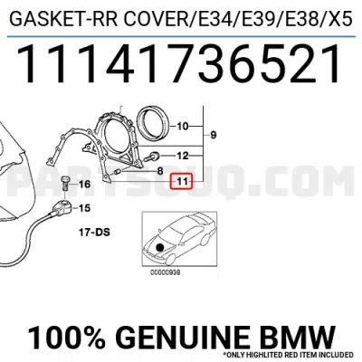 Garnitura, distributie ORIGINAL BMW 11141736521