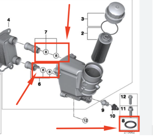 Inel de etansare ORIGINAL BMW 11428506412