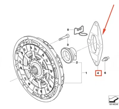 Furca ambreiaj ORIGINAL BMW 21511223302