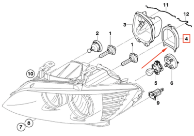 Capac faza scurta ORIGINAL BMW 63117159564