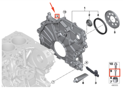 Surub ORIGINAL BMW 11147797493