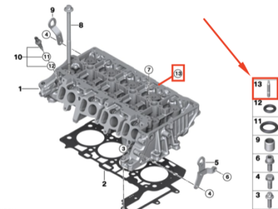 Prezon ORIGINAL BMW 11128597830