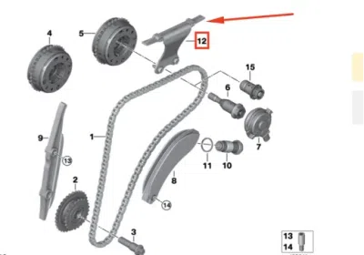 Kit lant distributie ORIGINAL BMW 11317617474