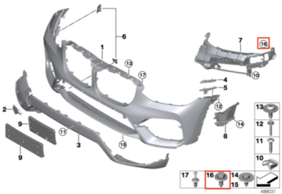 Surub de tabla ORIGINAL BMW 07119901299