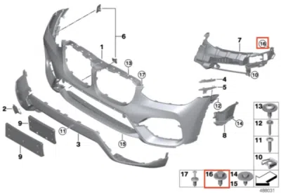 Surub de tabla ORIGINAL BMW 07119901299