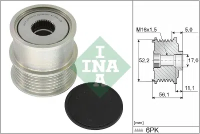 Sistem roata libera, generator INA 535 0363 10