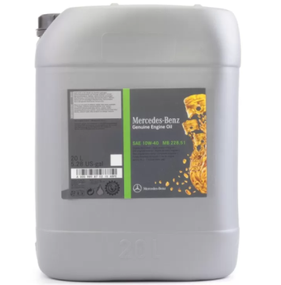 Ulei de motor 10W-40 MB 228.51 20L ORIGINAL MERCEDES A000989170815ABFE