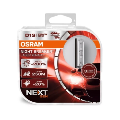 Bec xenon OSRAM XENARC NIGHT BREAKER LASER D1S 66140XNN DUO SET 2 PCS