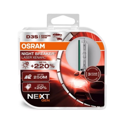 Bec xenon OSRAM XENARC NIGHT BREAKER LASER (NEXT GEN) D3S 66340XNN DUO SET 2 PCS