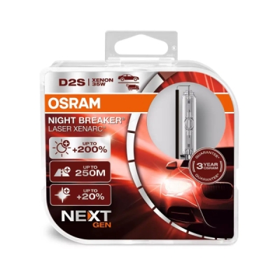 Bec xenon OSRAM XENARC NIGHT BREAKER LASER (NEXT GEN) D2S 66240XNN-HCB SET 2 PCS