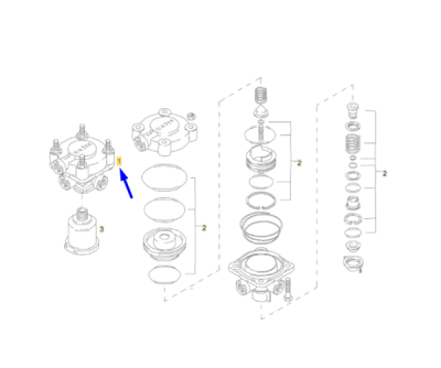 Supapa releu WABCO 9730030070