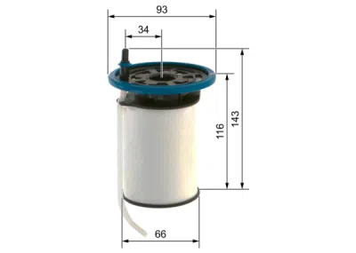 Filtru combustibil BOSCH F 026 402 212