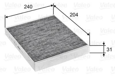 Filtru aer habitaclu / polen VALEO 715752