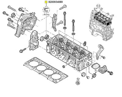 Simering, ax cu came ORIGINAL RENAULT 8200934089
