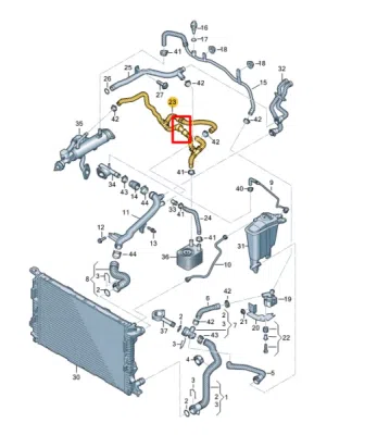 Termostat, lichid racire ORIGINAL VW GROUP 1K0121113A