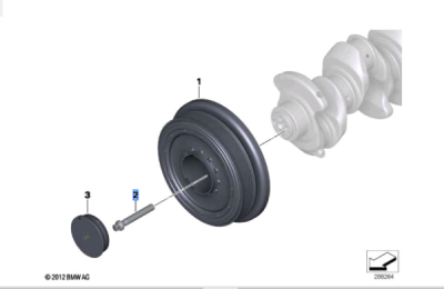 Surub fulie ORIGINAL BMW 11238585220