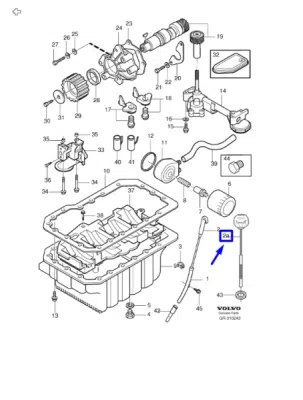 Joja ulei [cu buson umplere] ORIGINAL RENAULT 8200901425