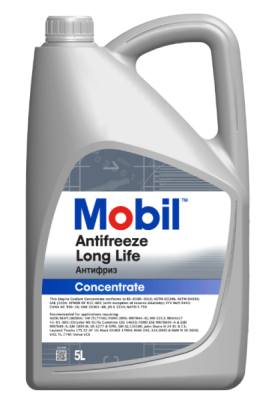 Antigel concentrat Mobil Antifreeze Long Life G12+, rosu, 5L 145164