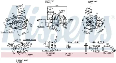 Compresor, sistem de supraalimentare NISSENS 93275