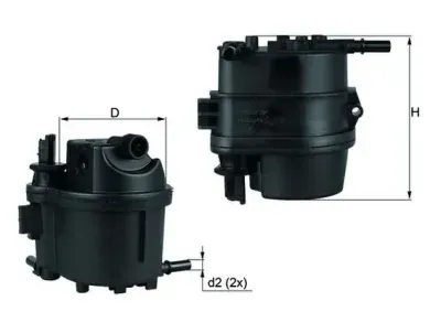 Filtru combustibil MAHLE KL 779