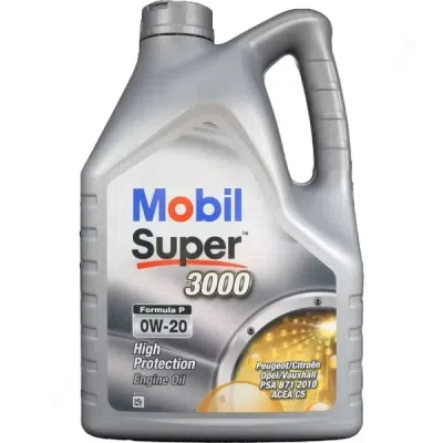 Ulei de motor MOBIL SUPER 3000 FORMULA P 0W-20 4L