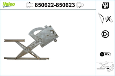 Mecanism actionare geam VALEO 850622