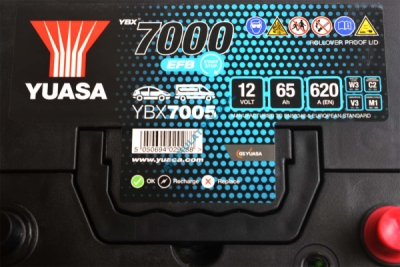 Baterie auto 12V 65Ah 620A YUASA YBX7005
