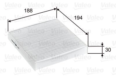 Filtru aer habitaclu / polen VALEO 715755