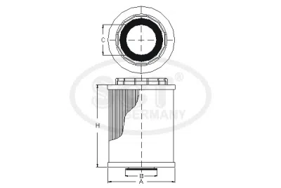 Filtru ulei SCT - MANNOL SH 4794 P