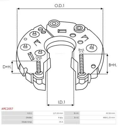Punte diode AS-PL ARC2057