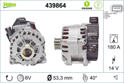 Generator start VALEO 439864