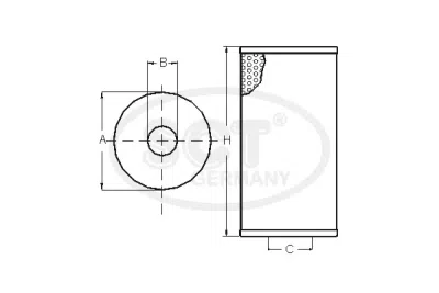Filtru ulei SCT - MANNOL SH 437 P