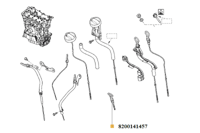 Joja ulei ORIGINAL RENAULT 82 00 141 457