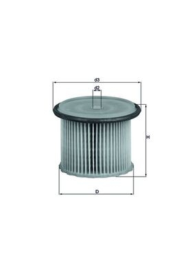 Filtru combustibil MAHLE KX 63/1