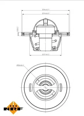 Termostat, lichid racire NRF 725155