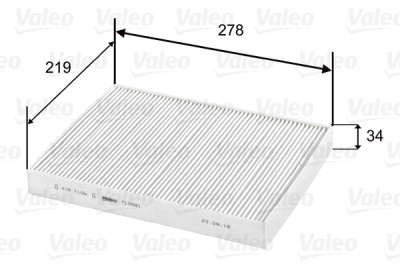 Filtru aer habitaclu / polen VALEO 715581