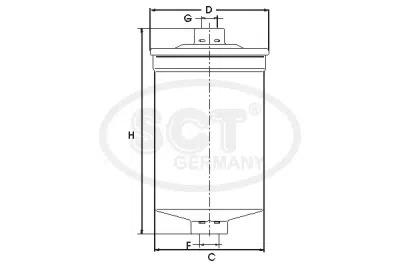 Filtru combustibil SCT - MANNOL ST 329